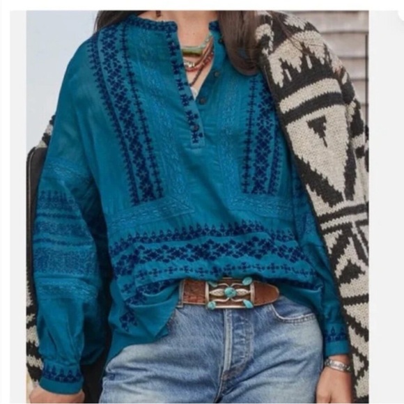 Sundance Tops - Sundance Almara embroidered blouse